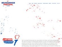 Tablet Screenshot of befrijdingsfestivalfryslan.nl